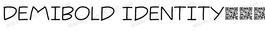 DemiBold Identity字体转换